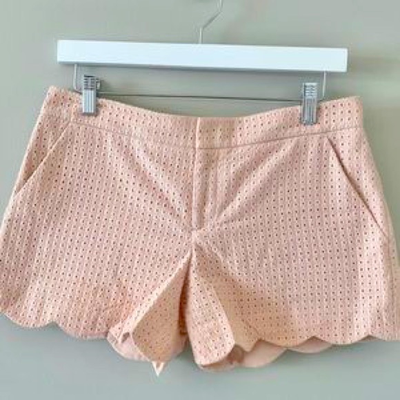 Club Monaco - Light Pink Scallop Shorts - Picture 1 of 4